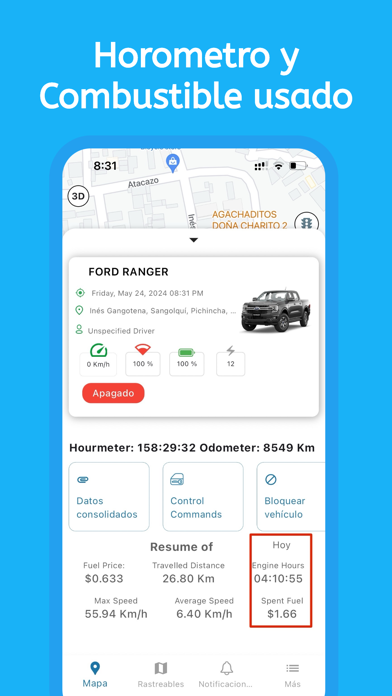 EcuaGPS Screenshot