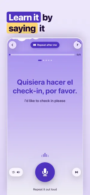 VoxLoop: Speak English & More screenshot 1