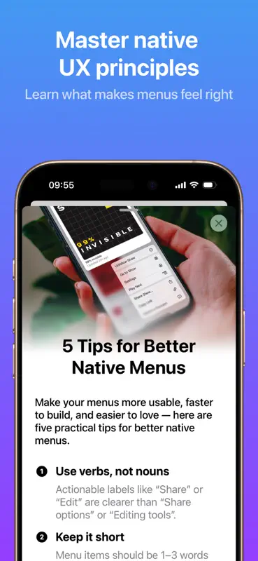 Menuette – iOS Menu Explorer screenshot 6 of 7
