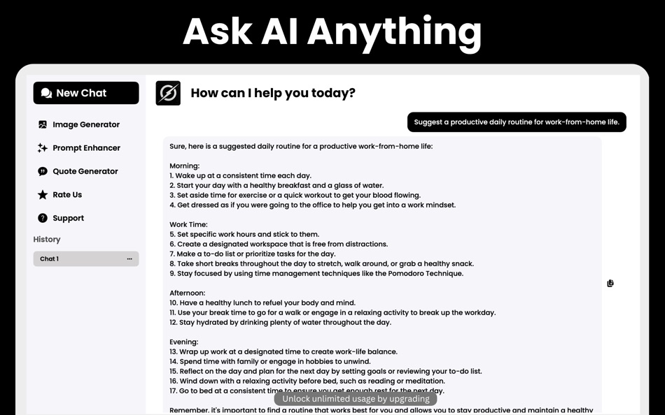 #3. AI Chat Bot Assistant | Ask AI (macOS) 게시자: Rab Nawaz Ali
