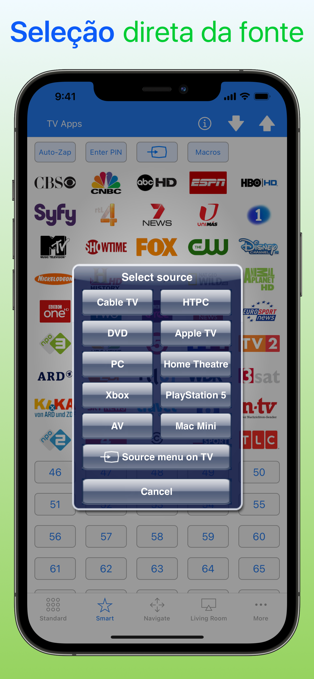 Controle remoto Samsung TV ·