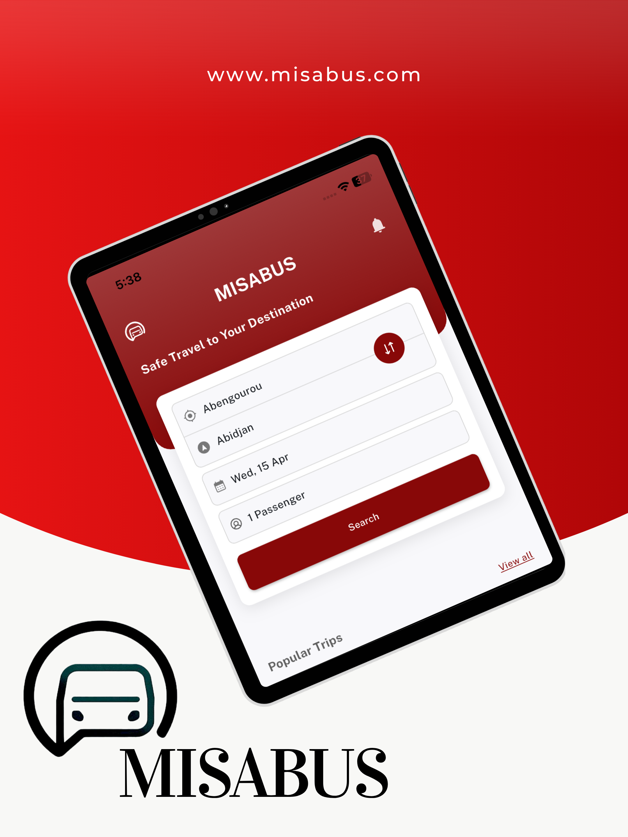 Misabus – Réservation de bus
