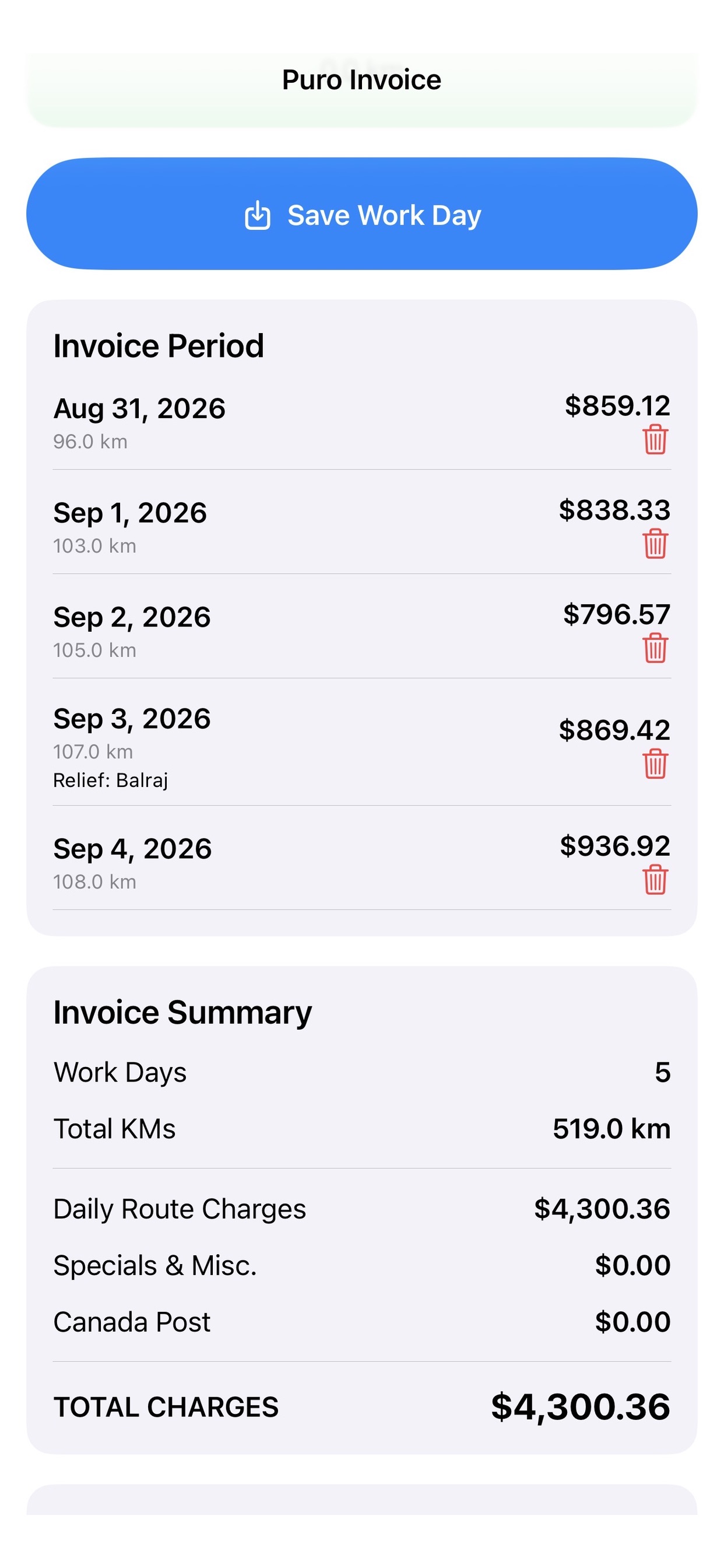 Screenshot 2 of Puro Invoice