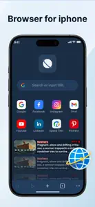 Sun Browser - Fast & Secure screenshot #2 for iPhone
