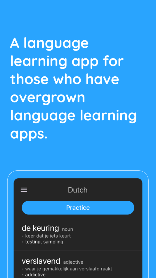 #1. Vocably: Language Flashcards (iOS) By: Vocably B.V.