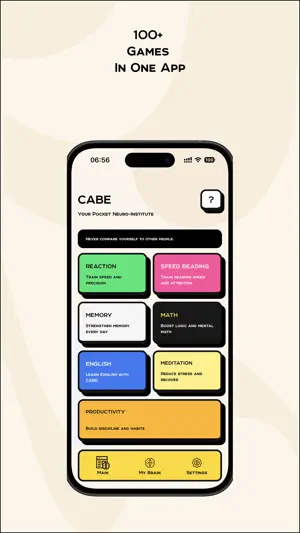 Cabe Brain and Meditation App screenshot 1