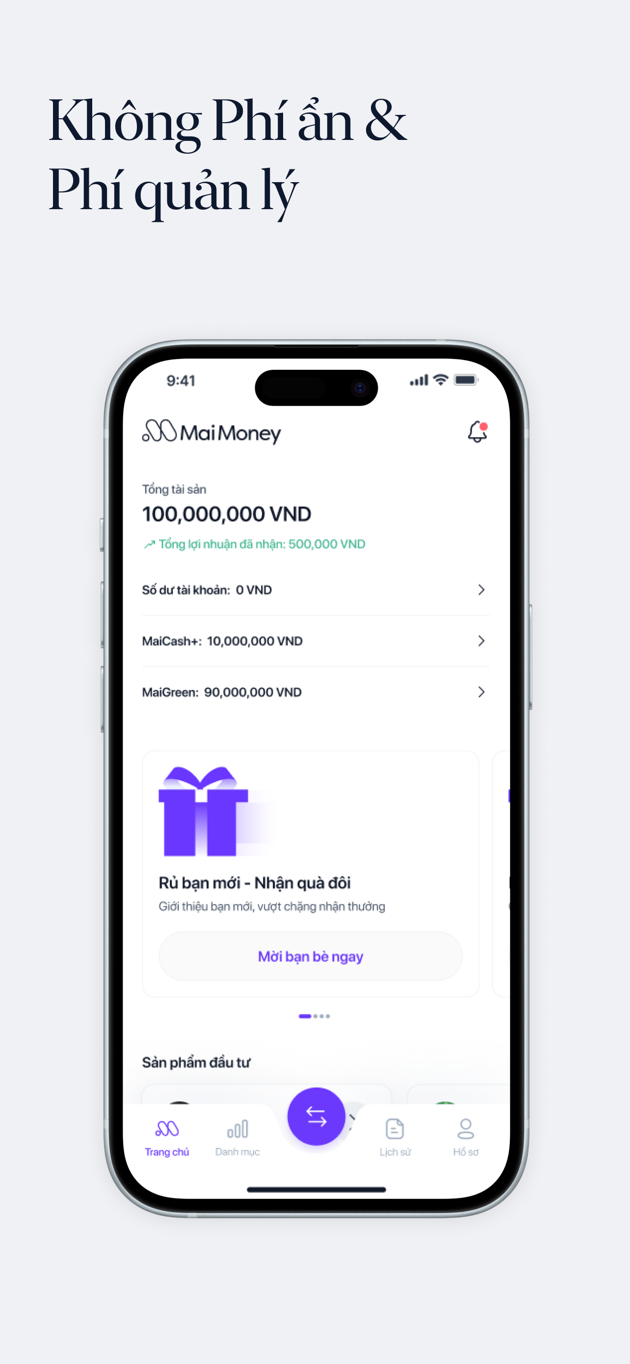 MaiMoney - Đầu tư và Tích lũy