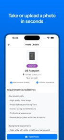 PhotoID: Passport & Visa Photo screenshot