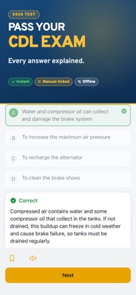 CDL Prep Exam 2026: Permit screenshot 1