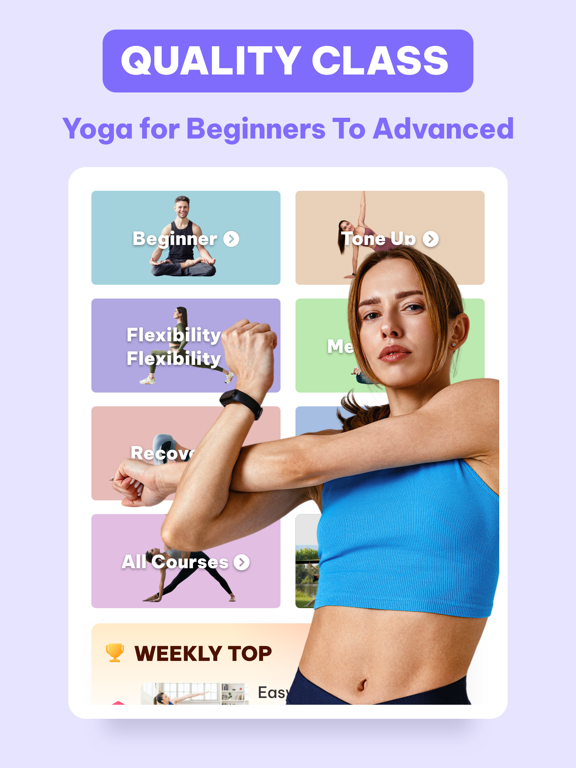 Daily Yoga: Yoga for Fitness® iPad app afbeelding 7