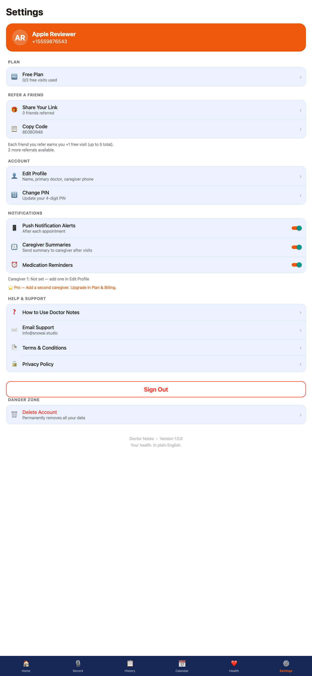 Doctor Notes by Snow Labs screenshot 3
