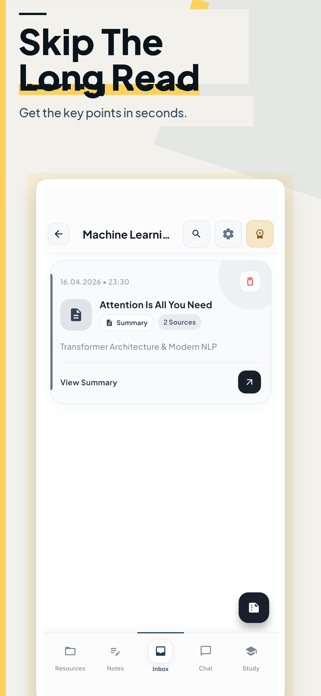 Resource AI: Summarize Lengthy Screenshot 3 of 6
