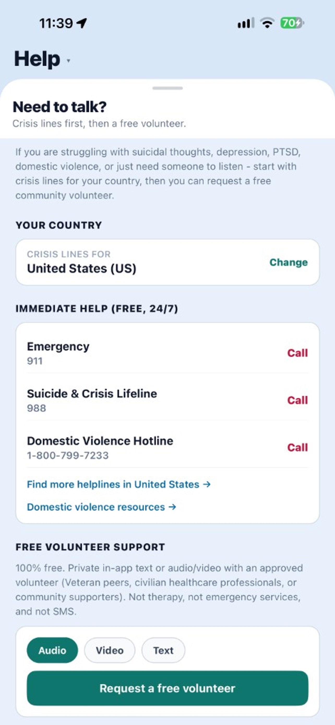 Screenshot 2 of Help Me Vets