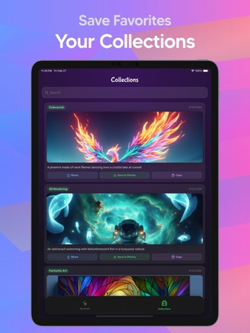 AI Image Generator: Hipera iPad screenshot