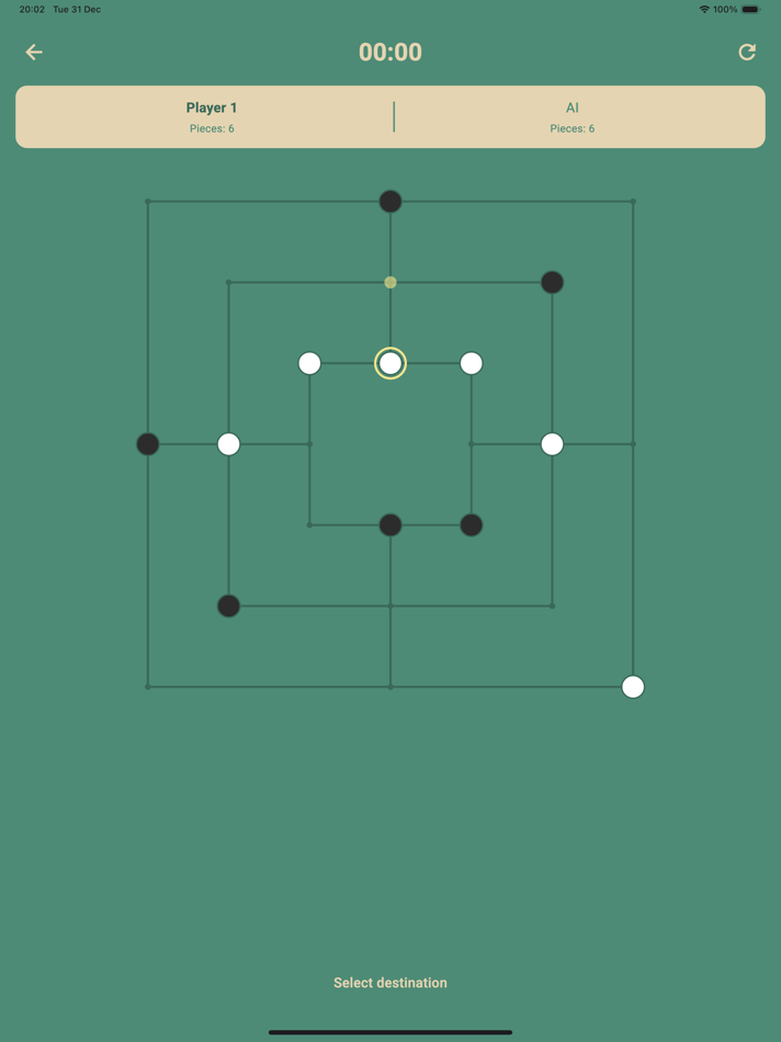 #5. Mills – Board Game (iOS) 게시자: Moritz Berger