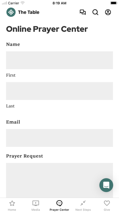 The Table Church (PA/WV) Screenshot