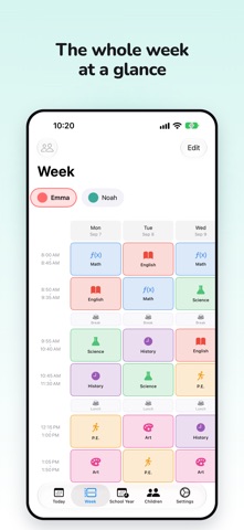 KidsPlaner: School Timetable Screenshot 3 of 7
