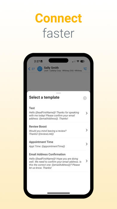 Calldrip iPhone screenshot 4 - Business app