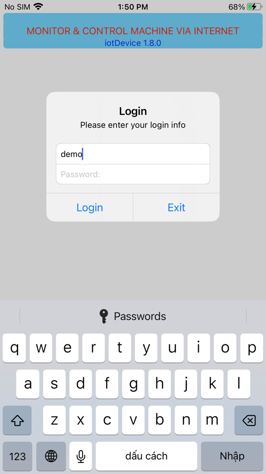 #1. iotDevice (iOS) 由: Ban Bui