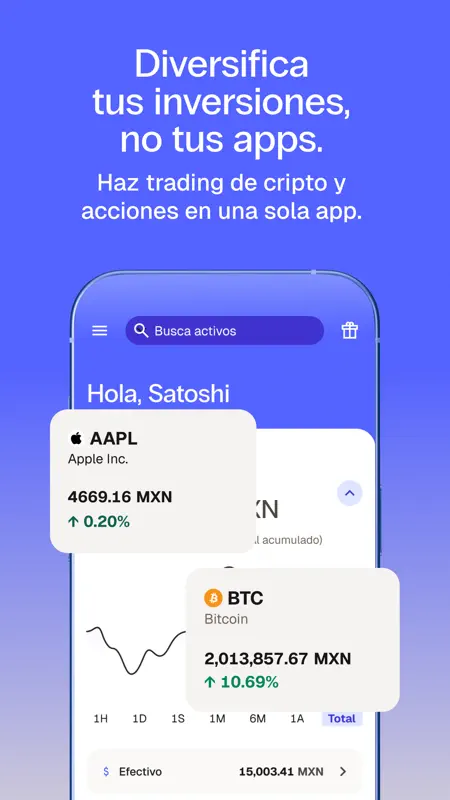 Bitso: Ahorra e Invierte fácil screenshot 5 of 8