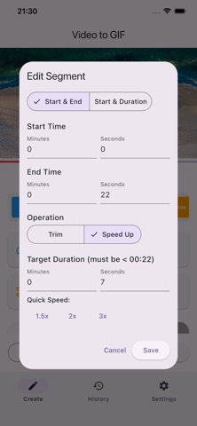 Video 2 GIF - Simple & Fast Screenshot 1 of 5