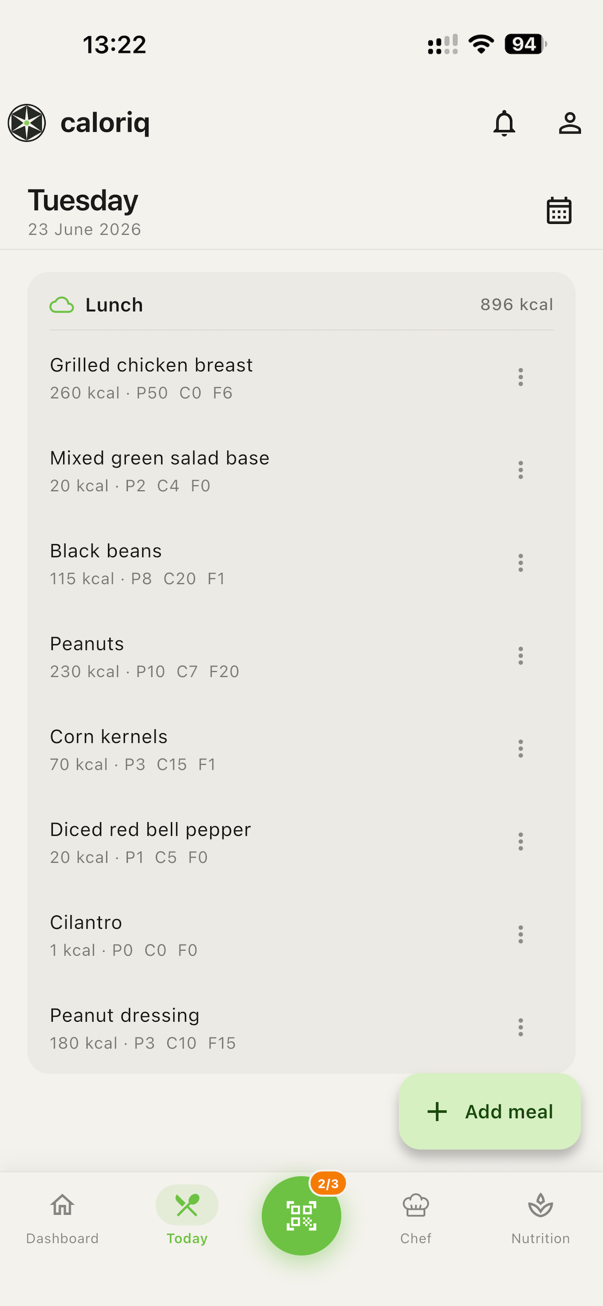 caloriq Calorie Scanner screenshot 6