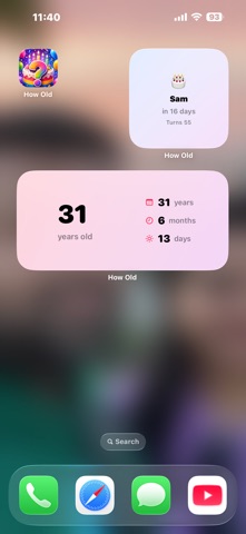 How Old am I - Birthdays & Age iPhone screenshot