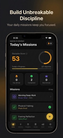 Monk Mode – Discipline & Focus Screenshot 1 of 6