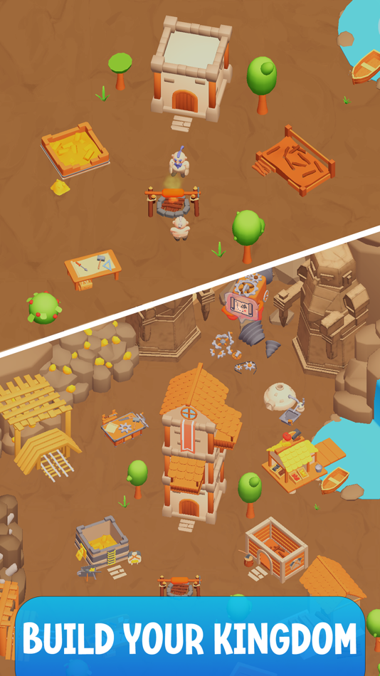 #1. Dwarf Kingdom - Idle Survival (iOS) 来自: Paper Pigeon
