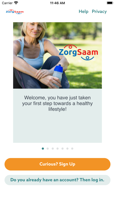 ZorgSaam Screenshot