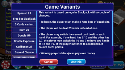 Spanish Blackjack 21 Screenshot