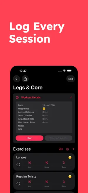 Gym LiftTracker screenshot 3