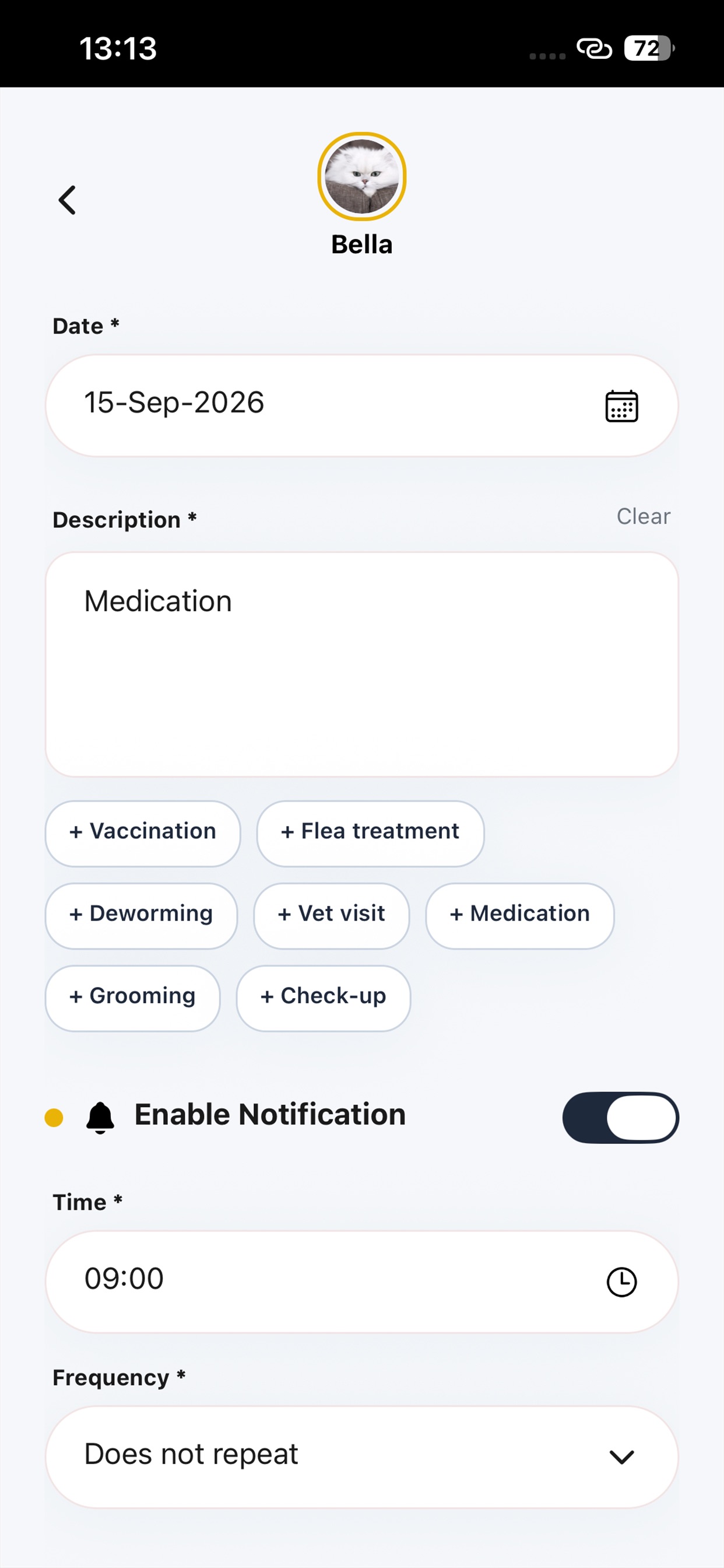 Screenshot 6 of Petminder - Reminders & Notes