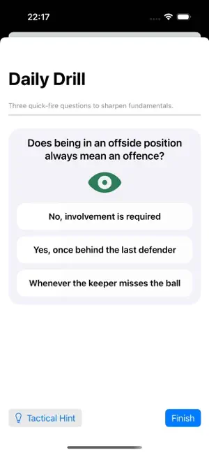 TacticsQuizFootball screenshot 4