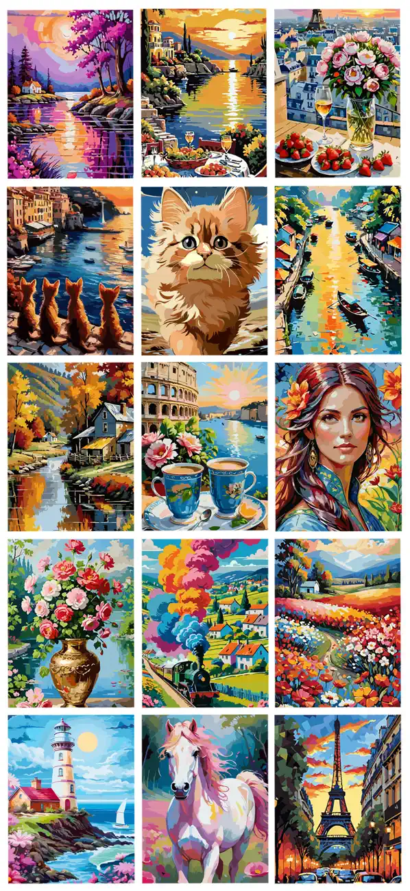 #4. Oil Painting : Color By Number (iOS) By: 丽丹 王