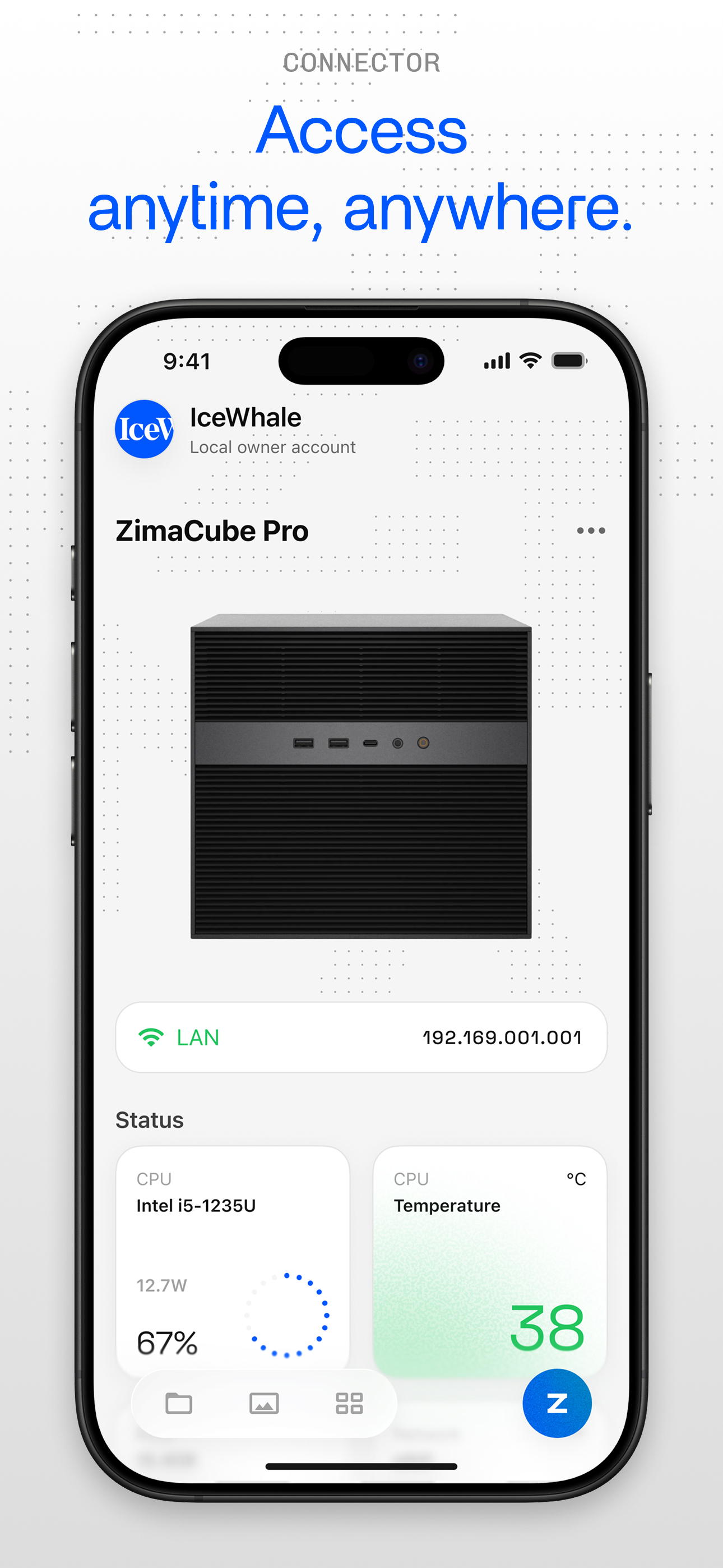 Zima Client screenshot 2