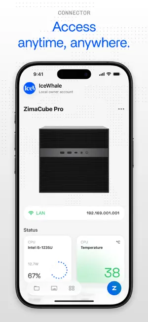 Zima Client screenshot 2