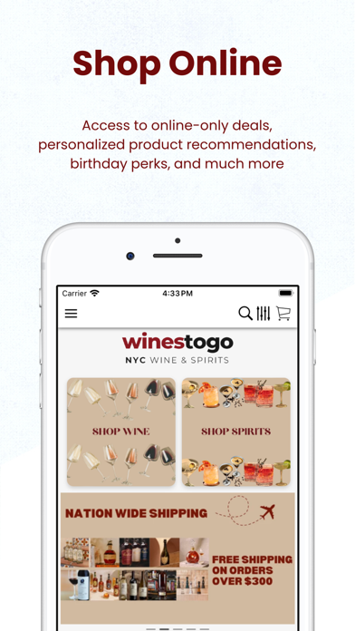 Winestogo.com Screenshot