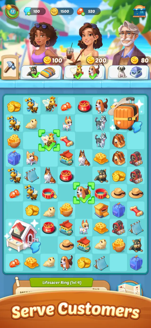 Seaside Escape®: Merge & Story screenshot 2
