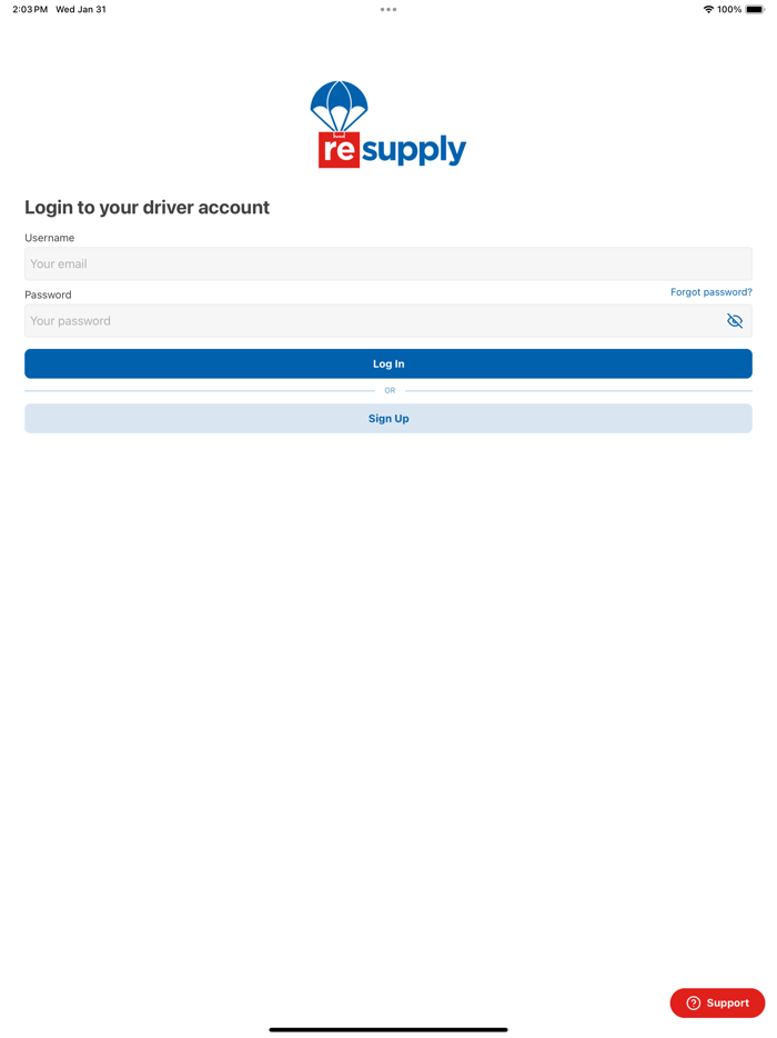 Resupply Driver App V2