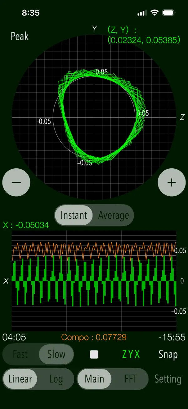 Screenshot #3 pour Vibroscope