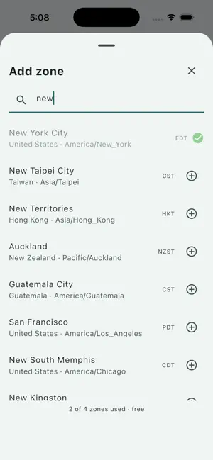 Time Zone: World Clock screenshot 4