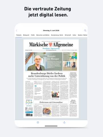 MAZ E-Paper: News aus Potsdam iPad screenshot 3