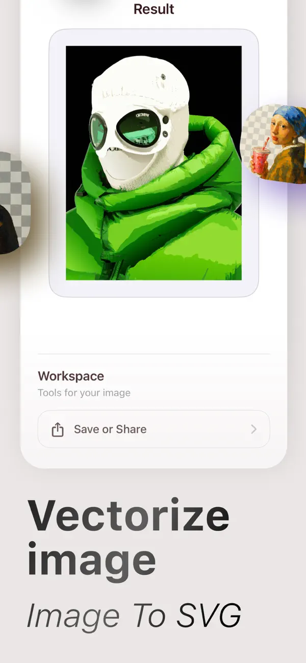 #2. AI Edit: Remove BG & Vectorize (iOS) By: Denys Kotelnykov