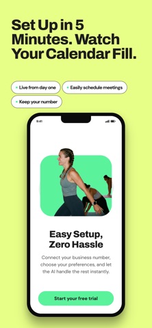 PickMyCall AI Receptionist iPhone screenshot