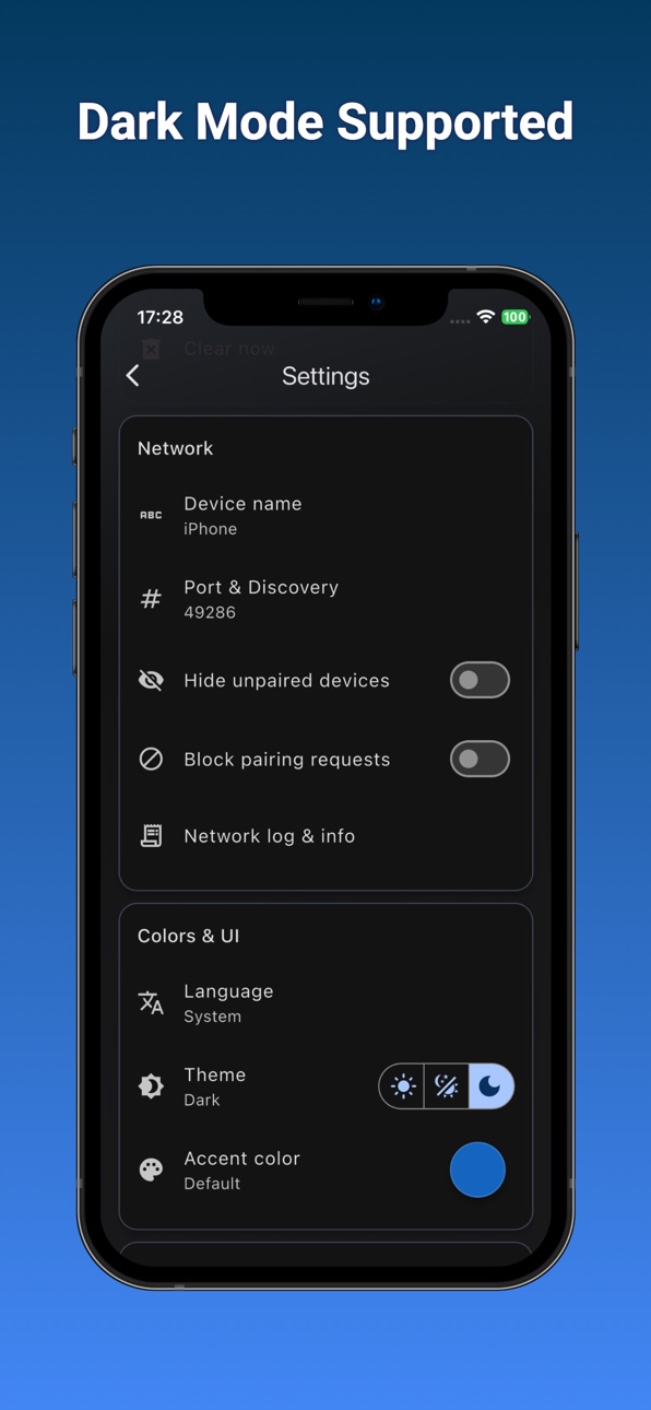 iPhone screenshot