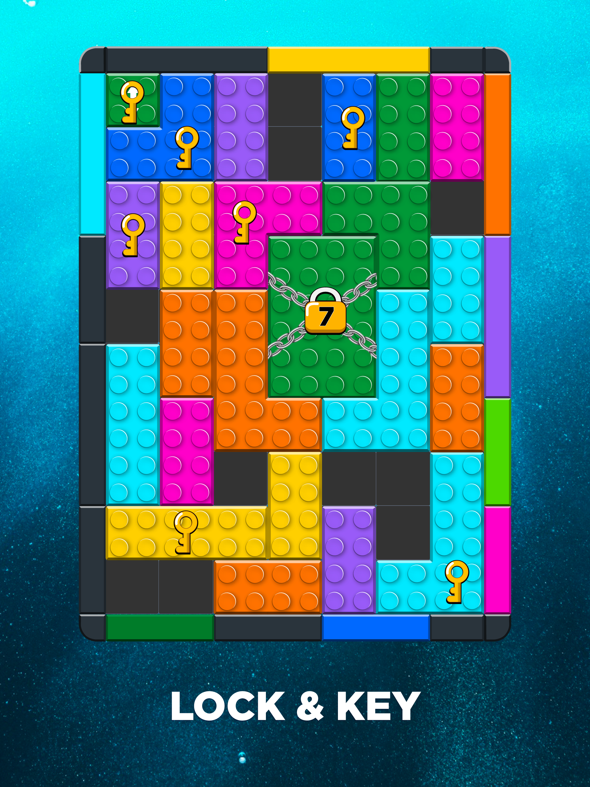 Brick Jam: color block