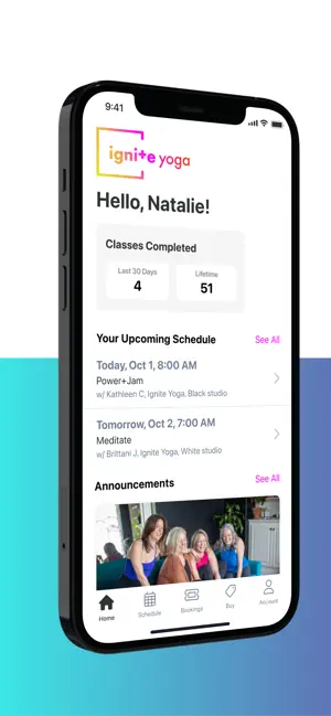 Ignite Yoga App screenshot 1