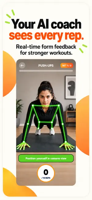 MuscleRep: AI Home Workout screenshot 2