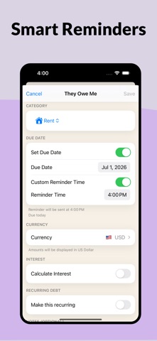 Payback - Debt & IOU Tracker Screenshot 4 of 6